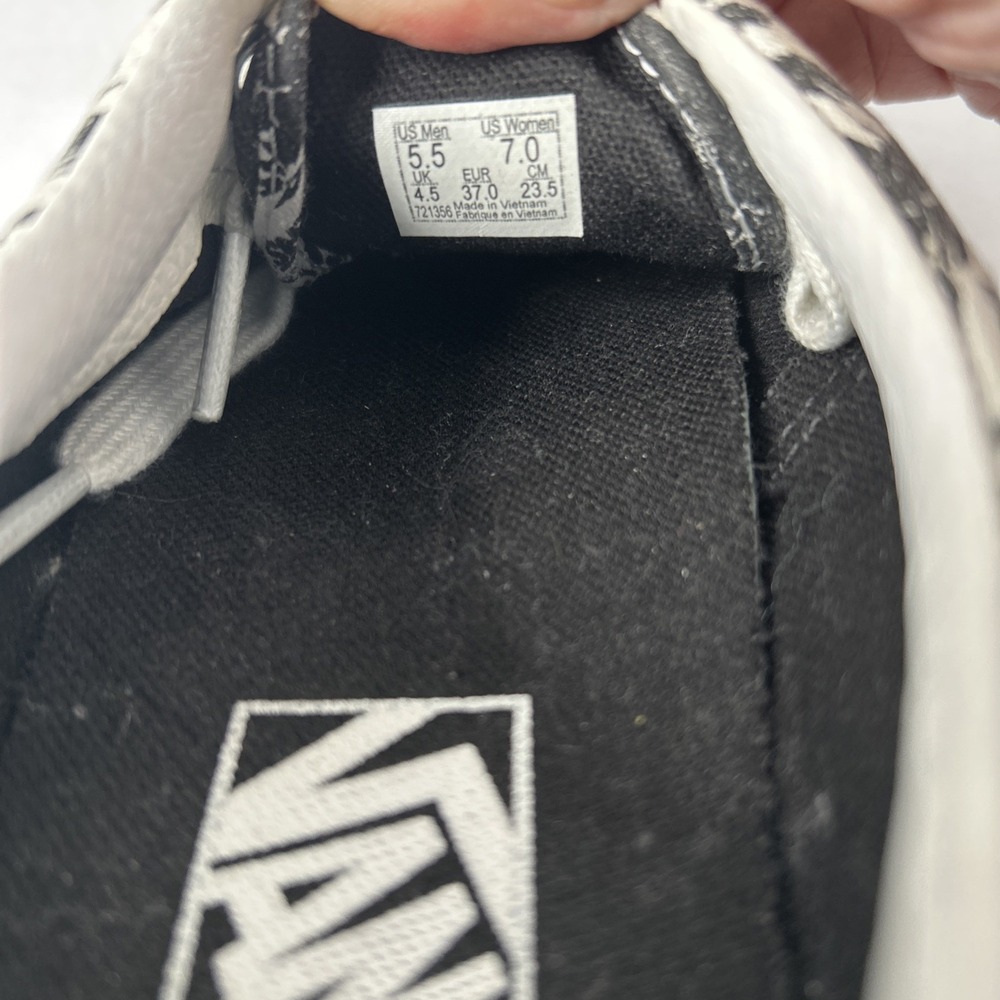 Vans off the Wall "Lady Vans" Era "White" womens sneakers shoes size 7 Men's 5.5 - Picture 6 of 9